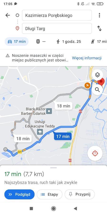 Przytulna Kawalerka Z Ogrodem Apartamento Gdańsk Exterior foto
