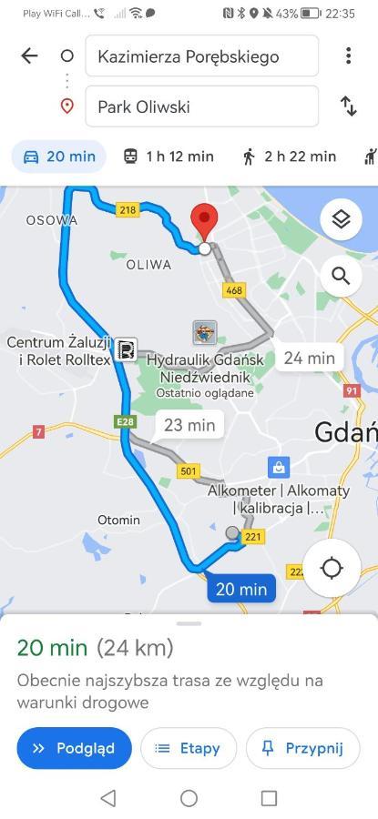 Przytulna Kawalerka Z Ogrodem Apartamento Gdańsk Exterior foto
